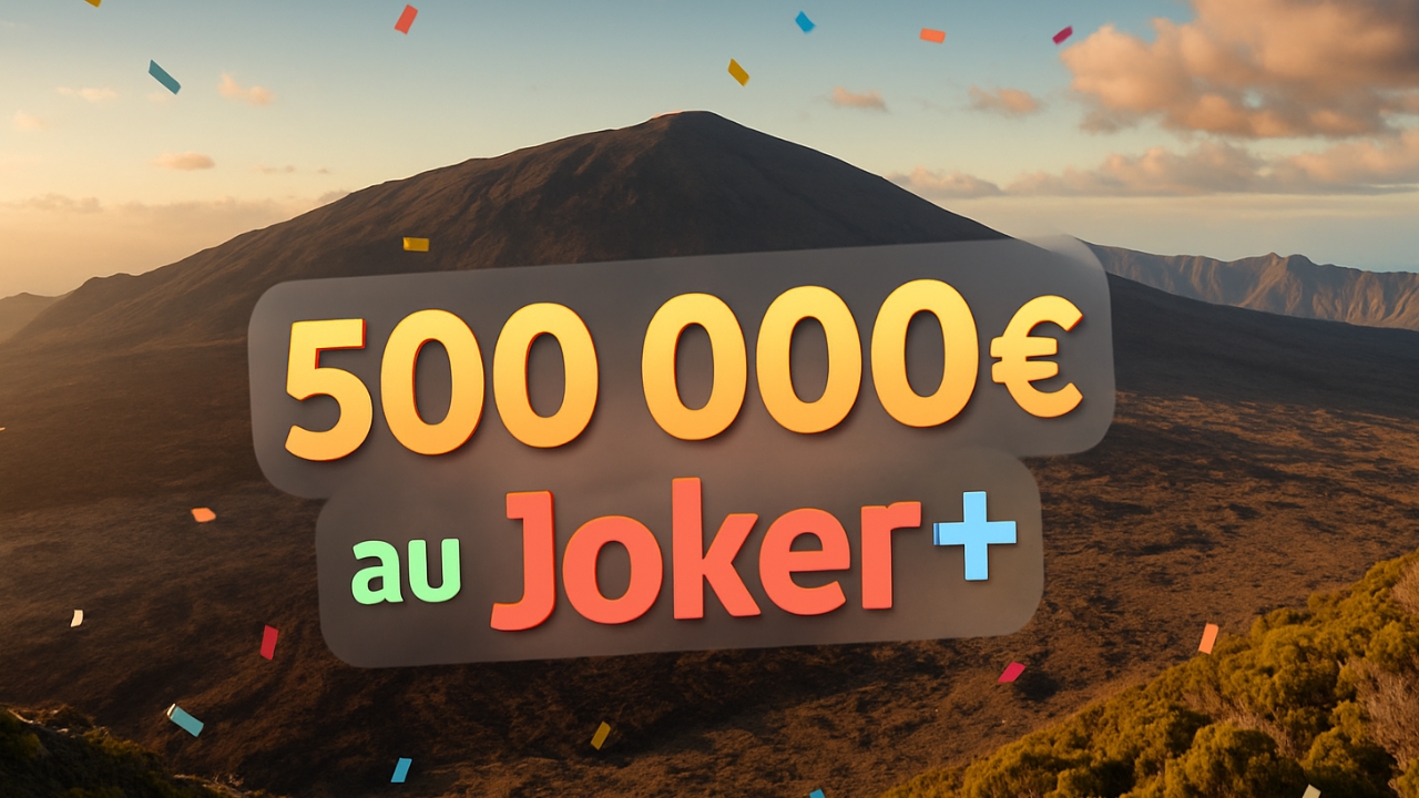 Le 8 mars 2025, un Réunionnais a remporté la somme de 500 000 € grâce à l'option Joker+ du Loto