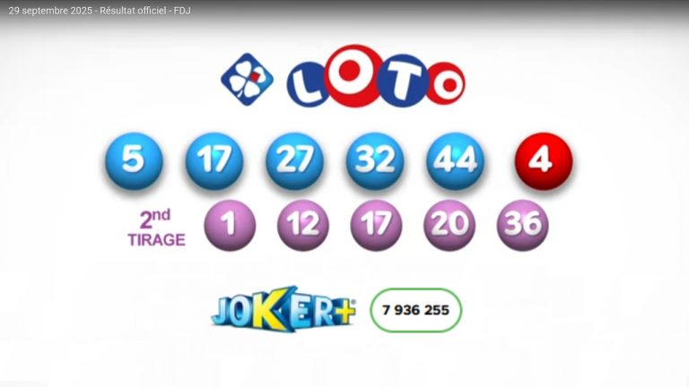 Inès Vandamme présente le tirage du Loto sur TF1 (29-09-2025)