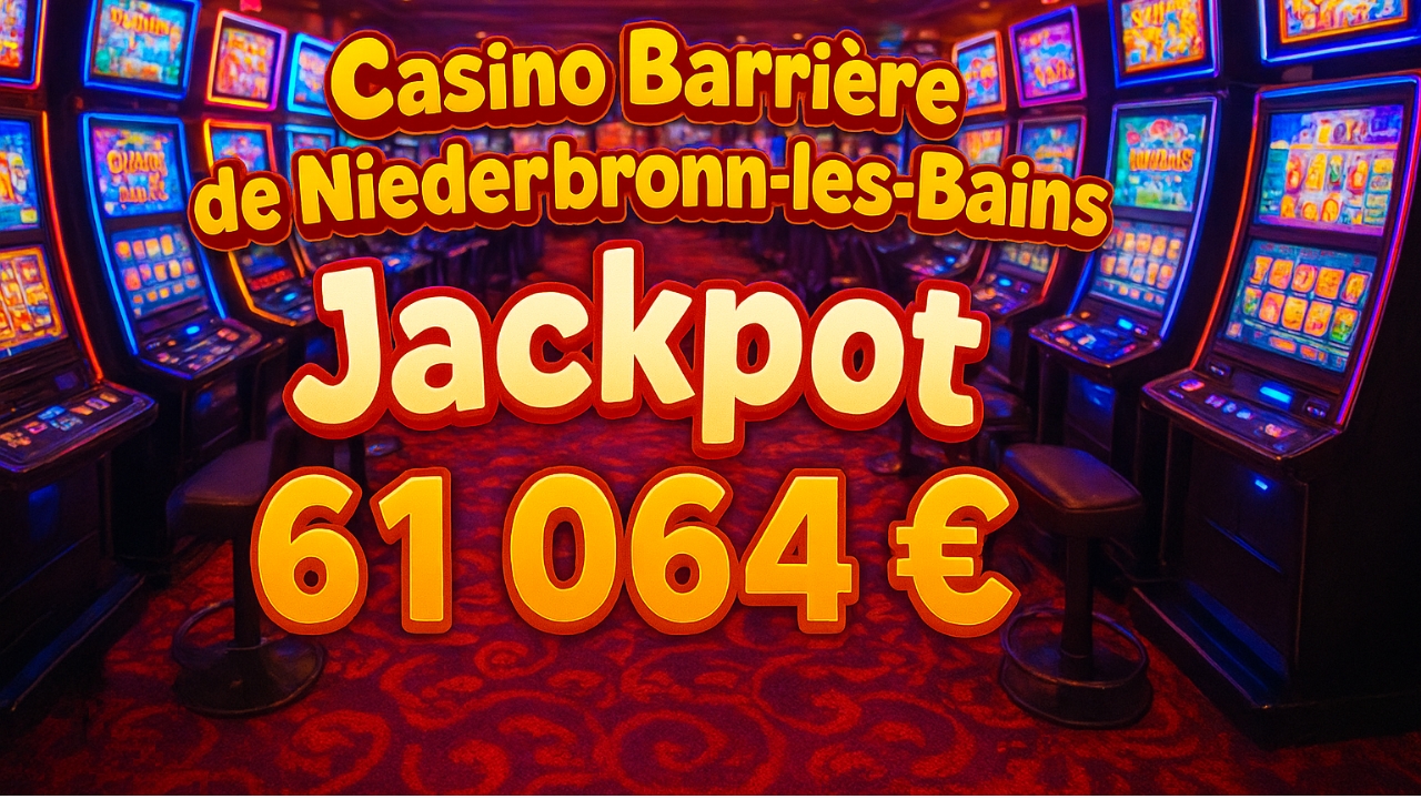 Cet habitué des machines à sous a gagné gros ce 20 octobre 2025 dans un Casino Barrière