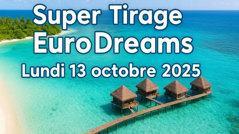Eurodreams : 30 000 €/mois pendant 30 ans à gagner ce 13-10-2025