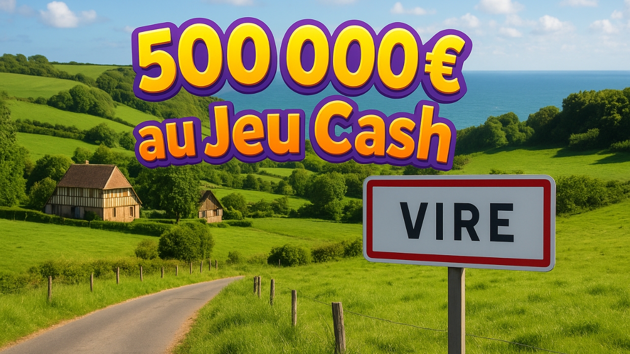 Le 9 octobre 2025, un joueur de Vire a remporté 500 000 € (jeu Cash)