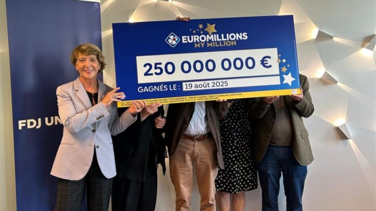 Cinq amis parisiens ont eu l'énorme chance de remporter 250 millions d'euros lors du tirage EuroMillions du 19 août 2025