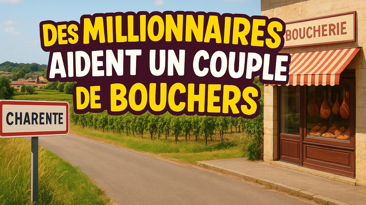 Ce couple de gagnants a fait preuve d'une sacrée générosité en aidant ces bouchers