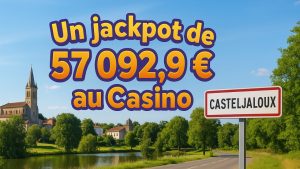 Le samedi 15 novembre 2025, un joueur a gagné 57 092,9 € dans un casino du Sud-Ouest de la France