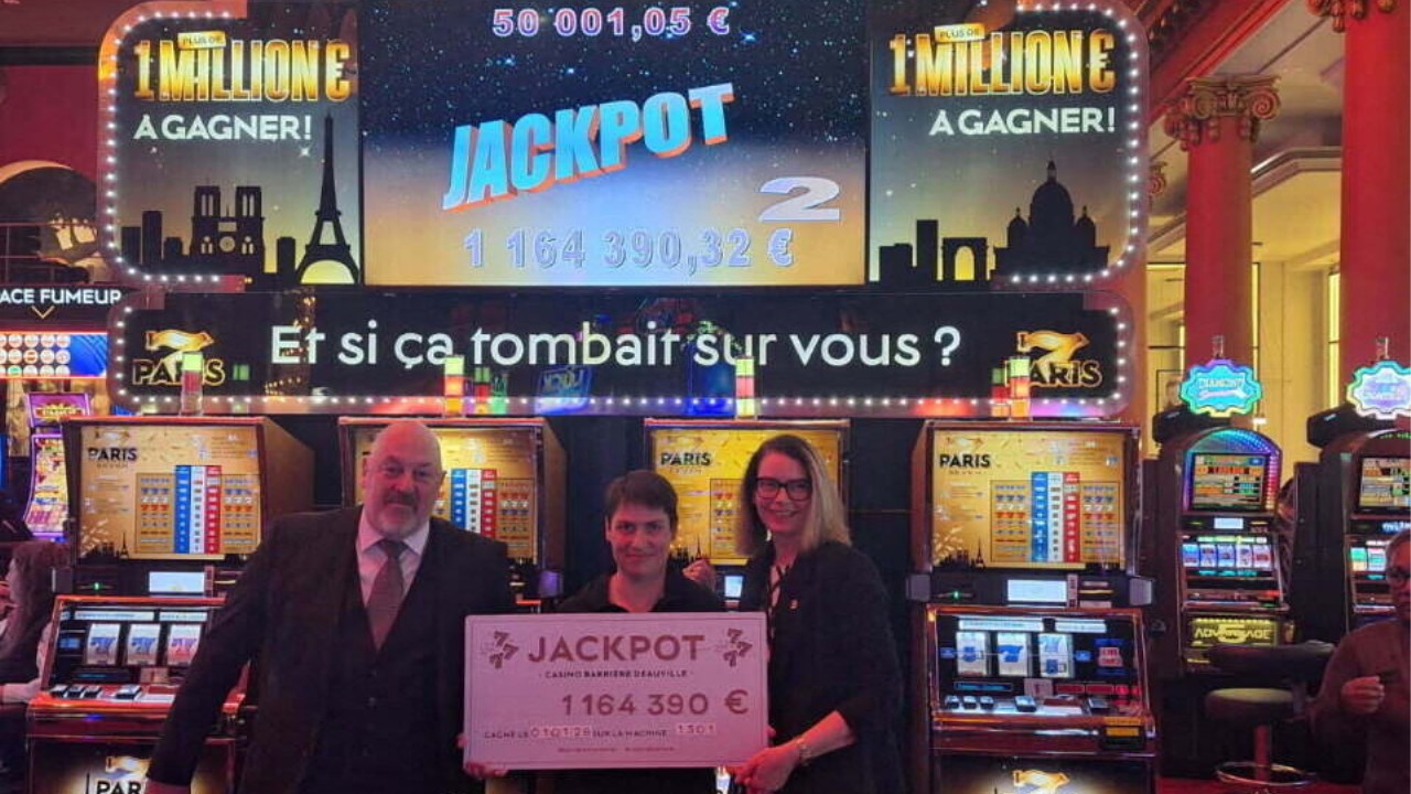 Ce 1er janvier 2026, un jackpot progressif de 1 164 390 € est tombé au Casino de Deauville