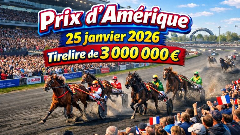 Ce dimanche 25 janvier 2026, ne ratez pas la Super Tirelire du Prix d'Amérique Legend Race